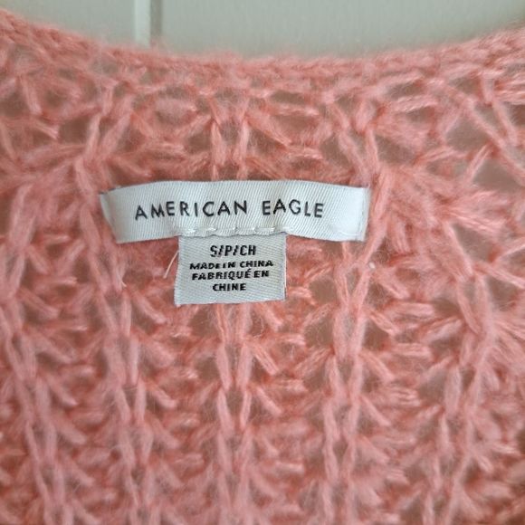 American Eagle Outfitters Women Color Block Pullover Sweater Size Small - Picture 3 of 5